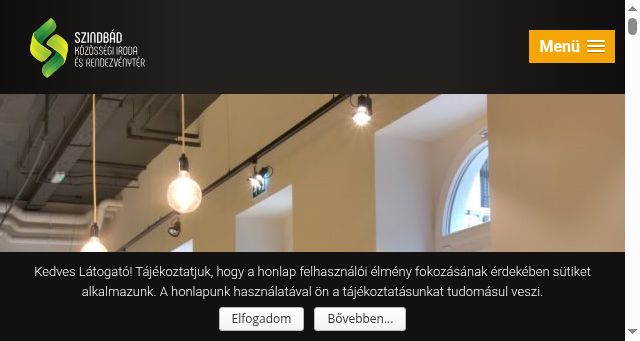 Screenshot of szindbad.com