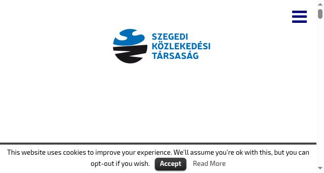 Screenshot of szkt.hu