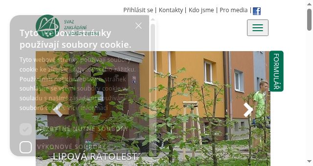 Screenshot of szuz.cz