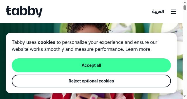 Screenshot of tabby.ai