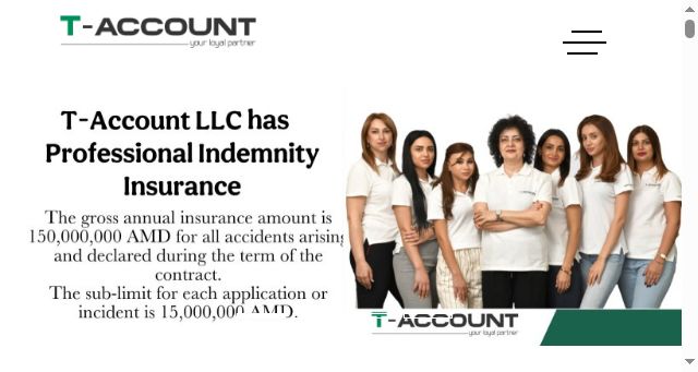 Screenshot of taccount.am