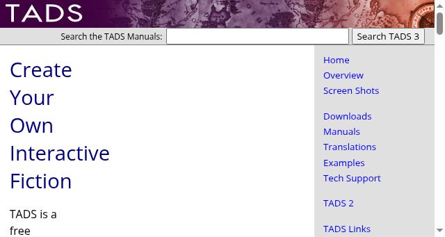 Screenshot of tads.org