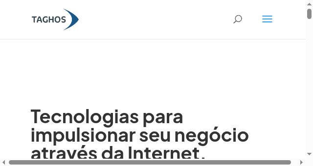 Screenshot of taghos.com.br