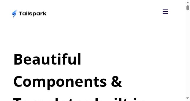 Screenshot of tailspark.co