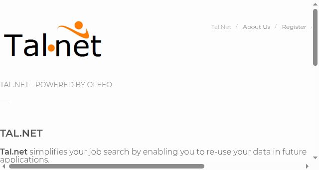 Screenshot of tal.net