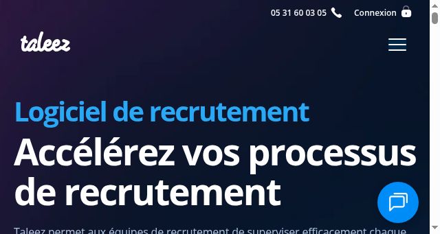 Screenshot of taleez.com