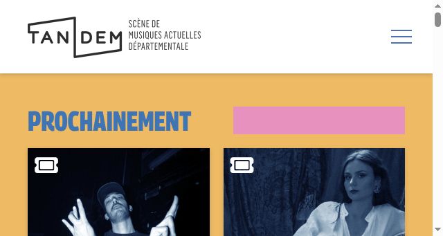 Screenshot of tandem83.com