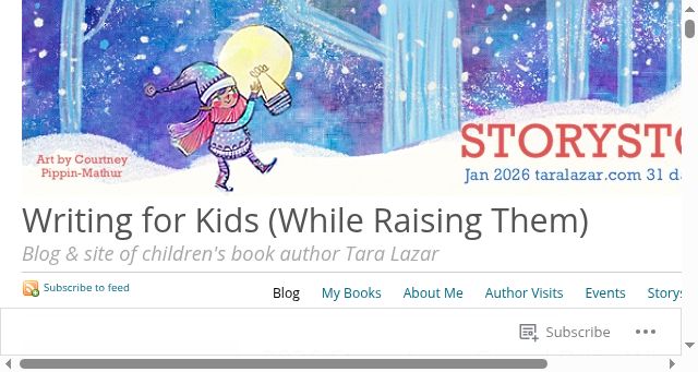 Screenshot of taralazar.com