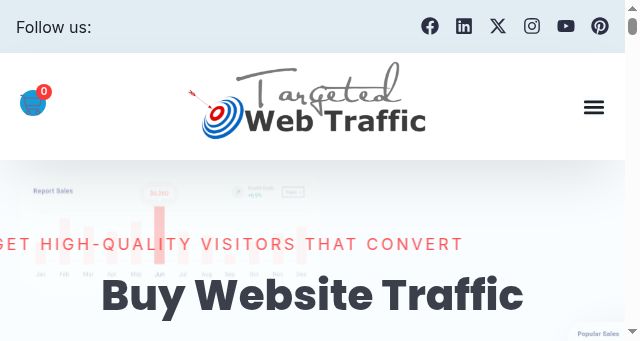 Screenshot of targetedwebtraffic.com