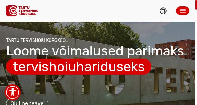 Screenshot of tartuh.ee