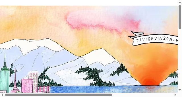 Screenshot of tavigevinson.world