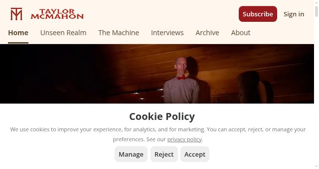 Screenshot of tayjmcm.com