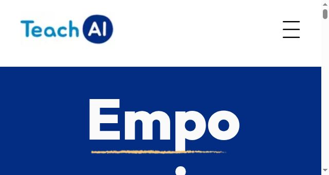 Screenshot of teachai.org