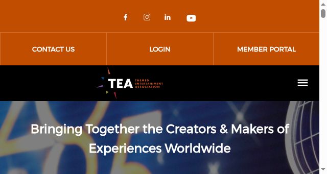 Screenshot of teaconnect.org