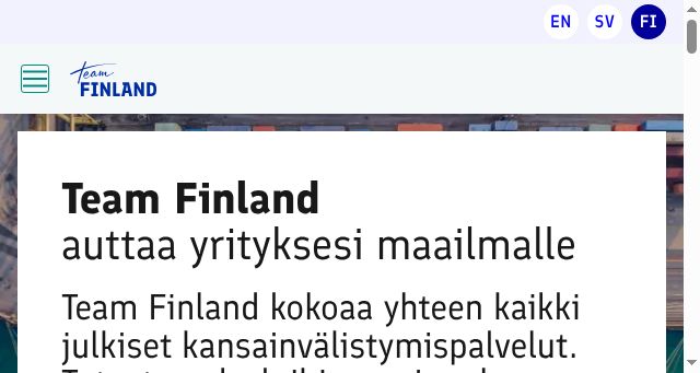 Screenshot of team-finland.fi