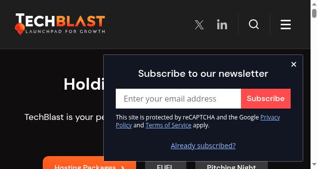 Screenshot of techblast.co.uk