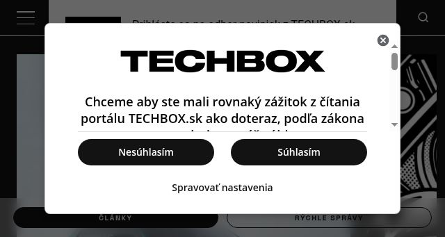 Screenshot of techbox.sk