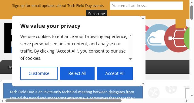 Screenshot of techfieldday.com