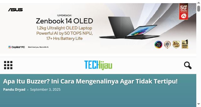 Screenshot of techijau.com