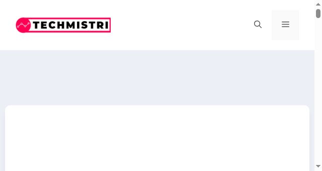 Screenshot of techmistri.com