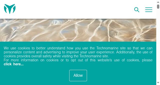 Screenshot of technomarine.com