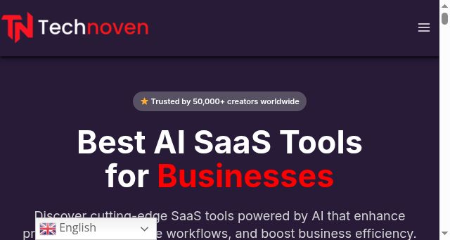 Screenshot of technoven.com