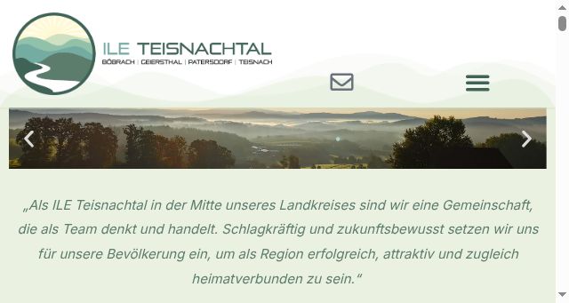 Screenshot of teisnachtal.com