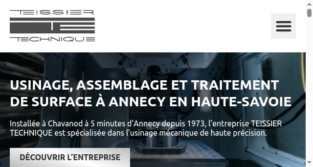 Screenshot of teissier-technique.com