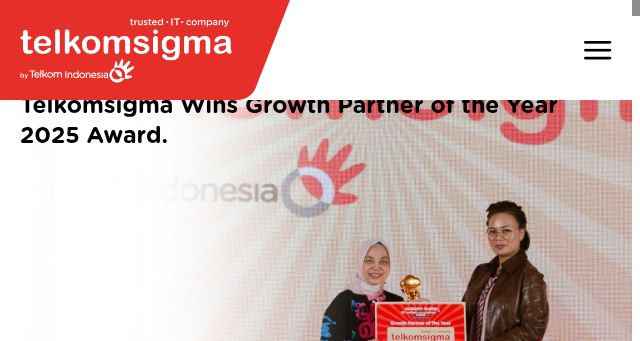 Screenshot of telkomsigma.co.id