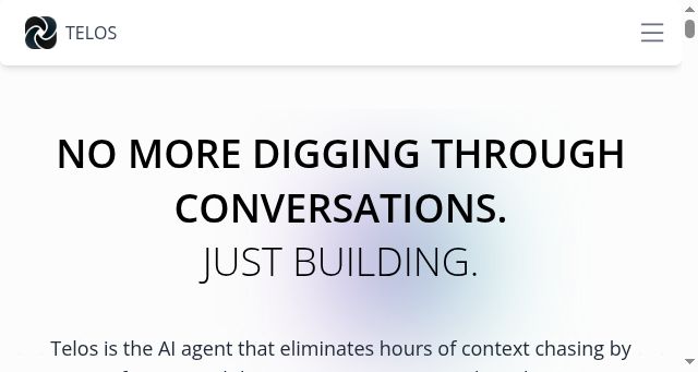 Screenshot of telos-ai.org