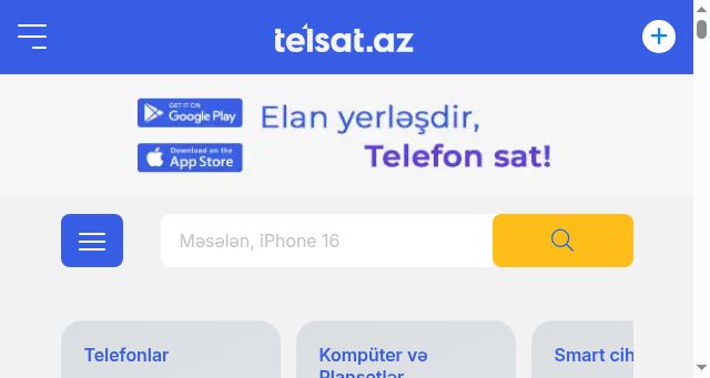Screenshot of telsat.az