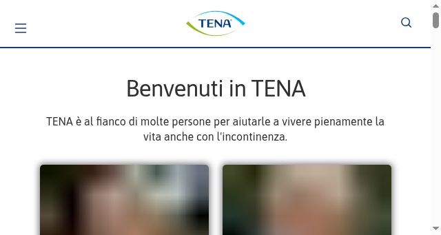 Screenshot of tena.it