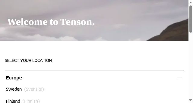 Screenshot of tenson.com