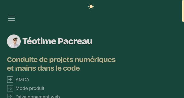 Screenshot of teotimepacreau.fr