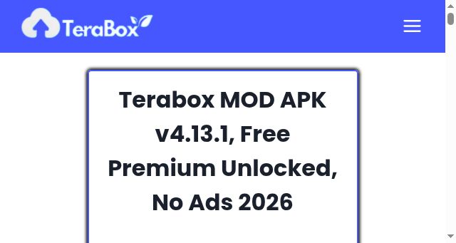 Screenshot of teraboxxapk.com