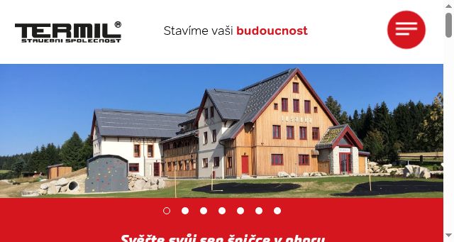 Screenshot of termil.cz