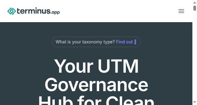 Screenshot of terminusapp.com