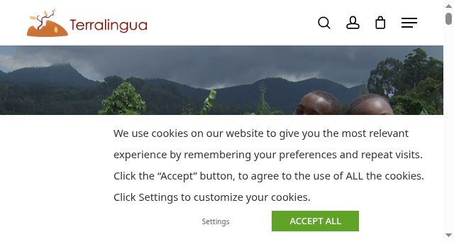 Screenshot of terralingua.org