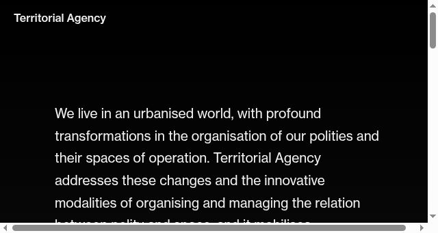 Screenshot of territorialagency.com