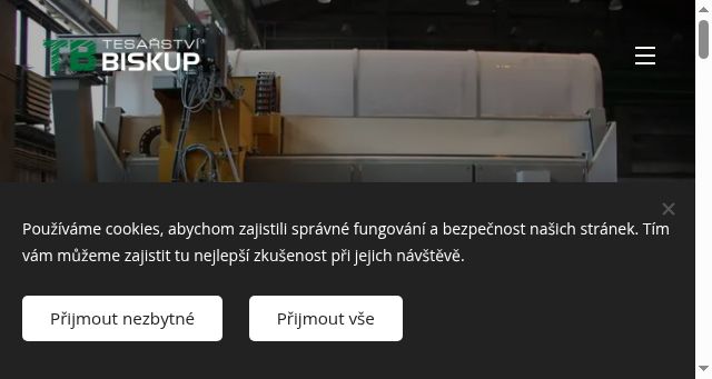 Screenshot of tesari.cz