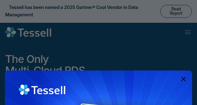 Screenshot of tessell.com