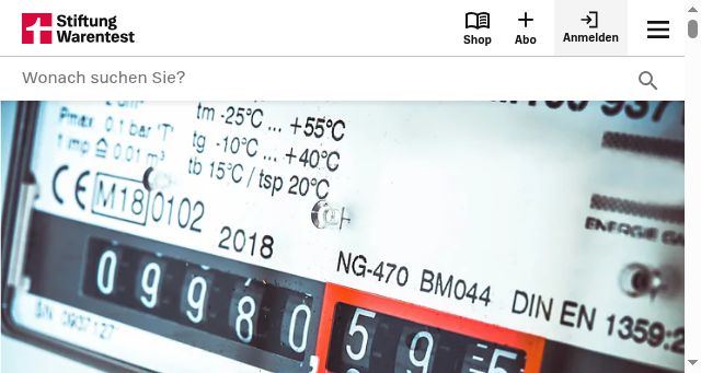 Screenshot of test.de