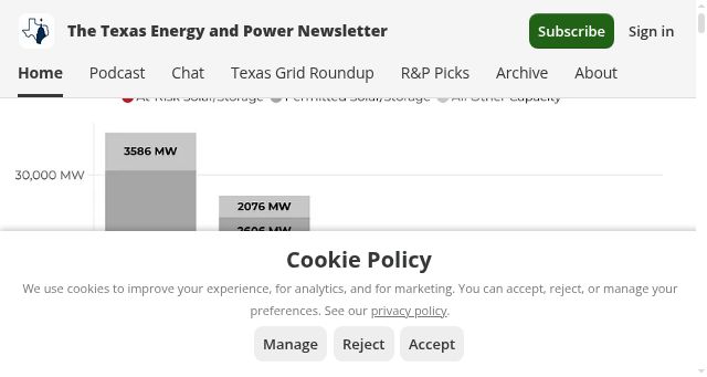 Screenshot of texasenergyandpower.com