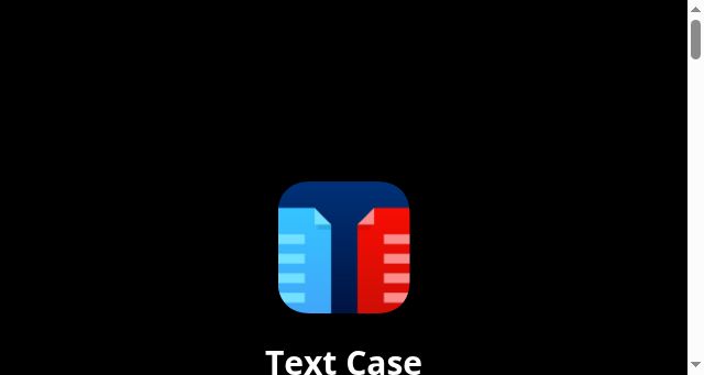 Screenshot of textcase.app