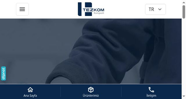 Screenshot of tezkom.com.tr