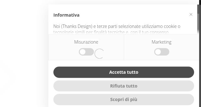 Screenshot of thanksdesign.it