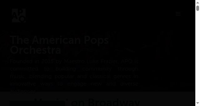 Screenshot of theamericanpops.org