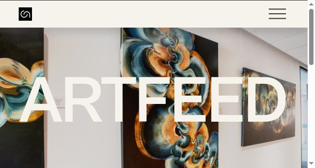 Screenshot of theartfeed.com