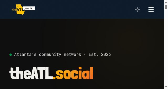 Screenshot of theatl.social