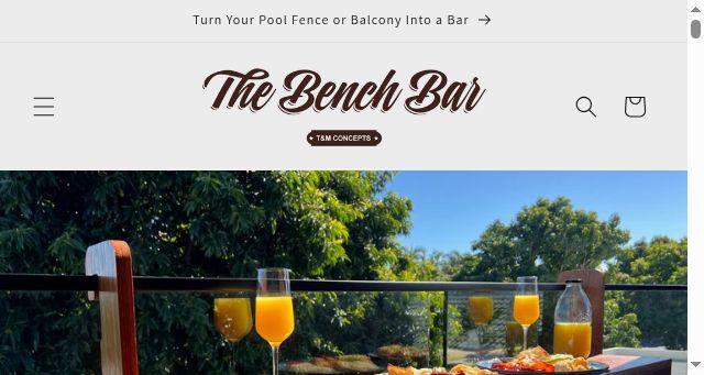 Screenshot of thebenchbar.com.au